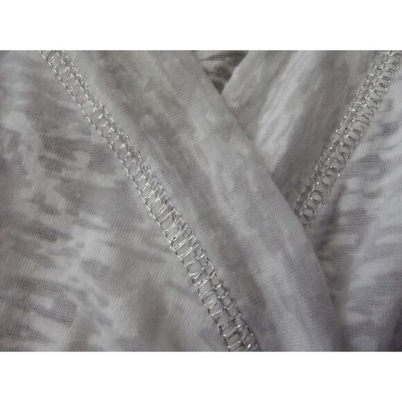 Vanity Tunic Womens Size XL white burnout slub wrap top Swim Coverup semi sheer - Picture 5 of 9